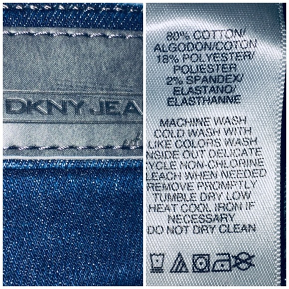 DKNY SOHO SPANDEX SKINNY JEANS NAVY … - Picture 8 of 8